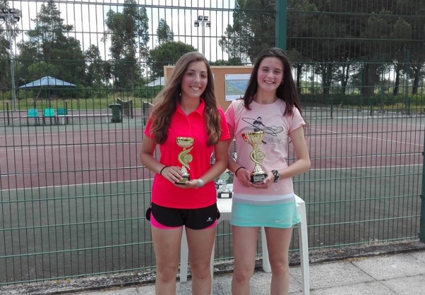 Ténis Berta Simões e Mariana Ribas na Final do Torneio de Almeirim