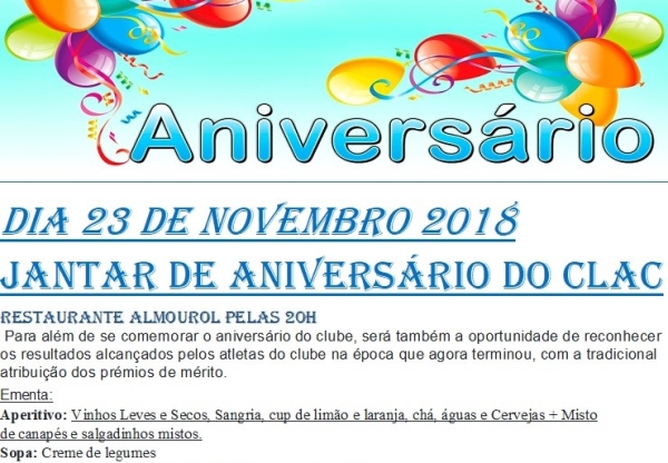 XXXIII Aniversário do CLAC