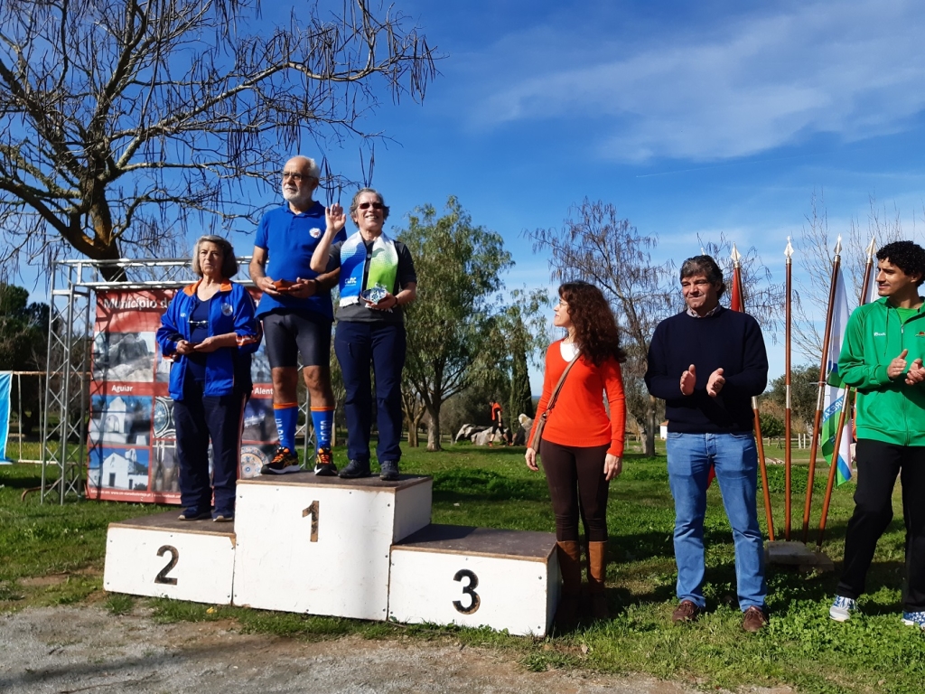 Atletas em 1º lugar no 3º Troféu Orientação Srª d’ Aires 2020