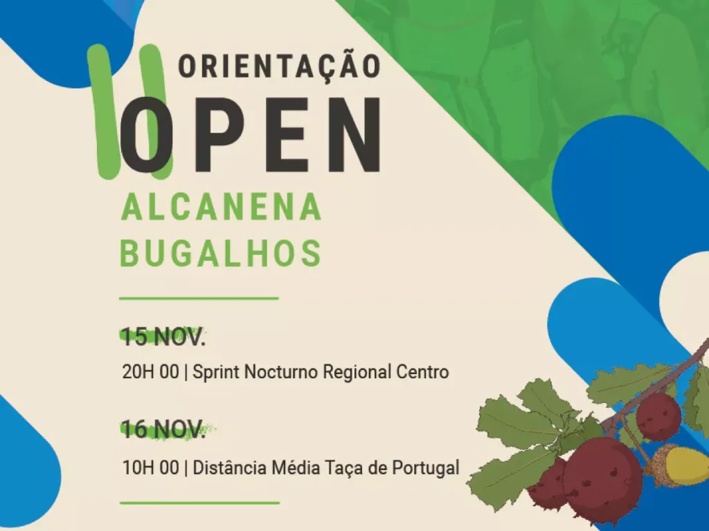 Open de Orientação Alcanena-Bugalhos a 15 e 16 de novembro